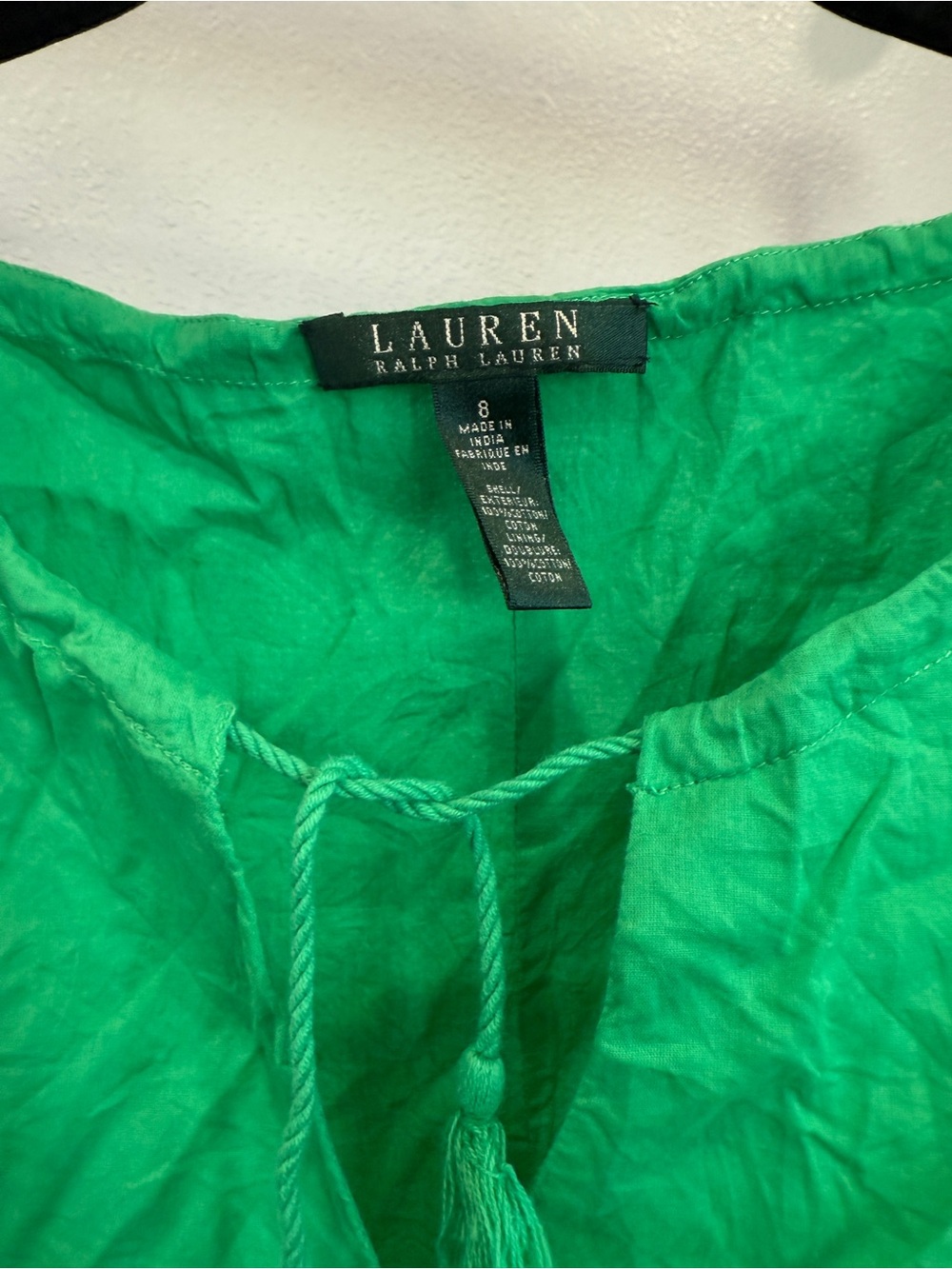Lauren Ralph Lauren Emerald Green Sleeveless Tiered Maxi Dress - Picture 3 of 7